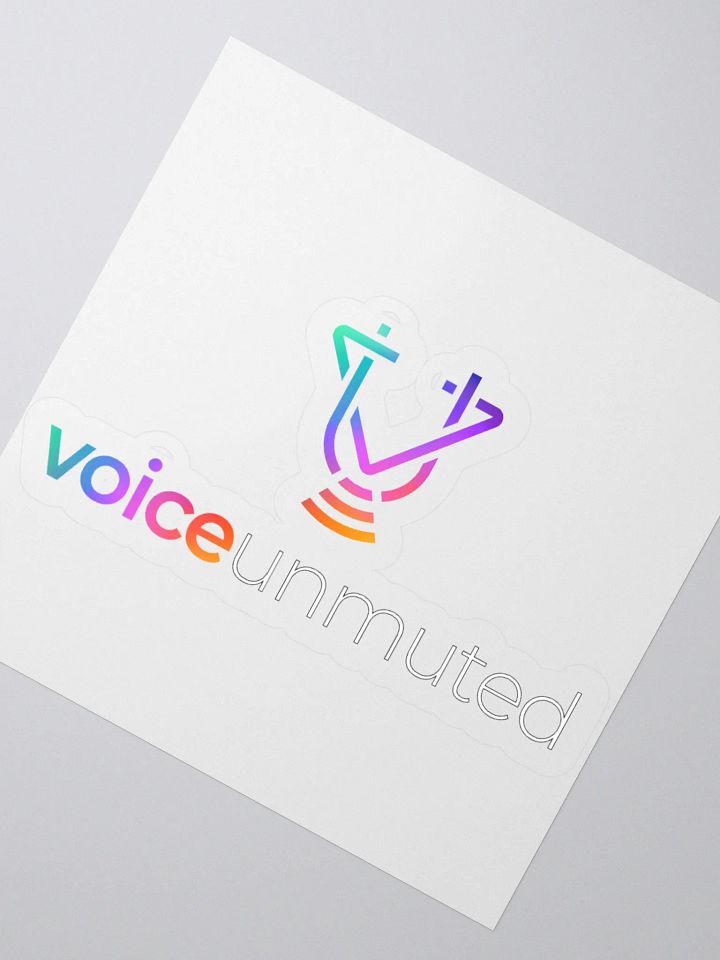 PRIDE VoiceuLogo Stackk Sticker product image (2)