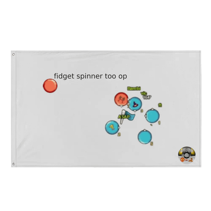 Fidget Spinner Too Op Hyperball Flag product image (1)