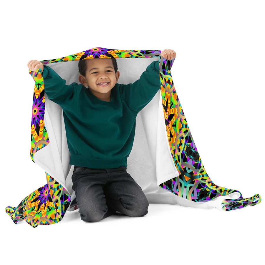 Carnival Kaleidoscope Throw Blanket product image (2)