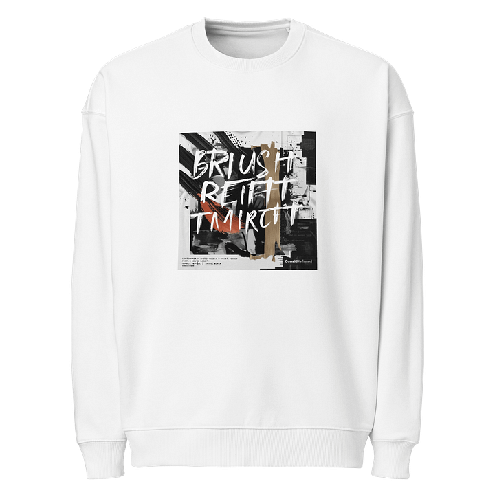 Refined Brush Script Organic Sweatshirt product image (1)