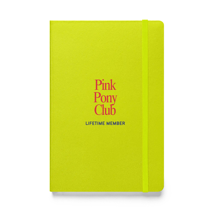 Pink Pony Club Hardcover Bound Notebook product image (4)