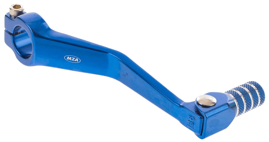 NM Enduro Sport/Tuning SET Kickstarterhebel + Fußschalthebel klappbar (mit Haltekugel+Feder, Federspannung einstellbar), Farbe blau product image (5)