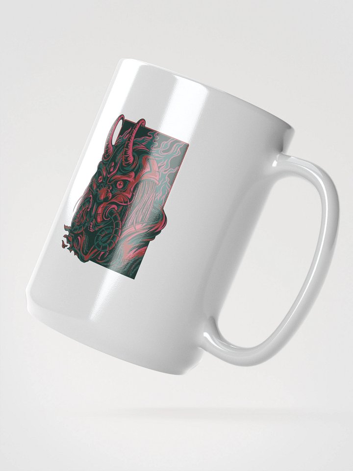 Mythical Horned Demon Glossy Mug product image (2)
