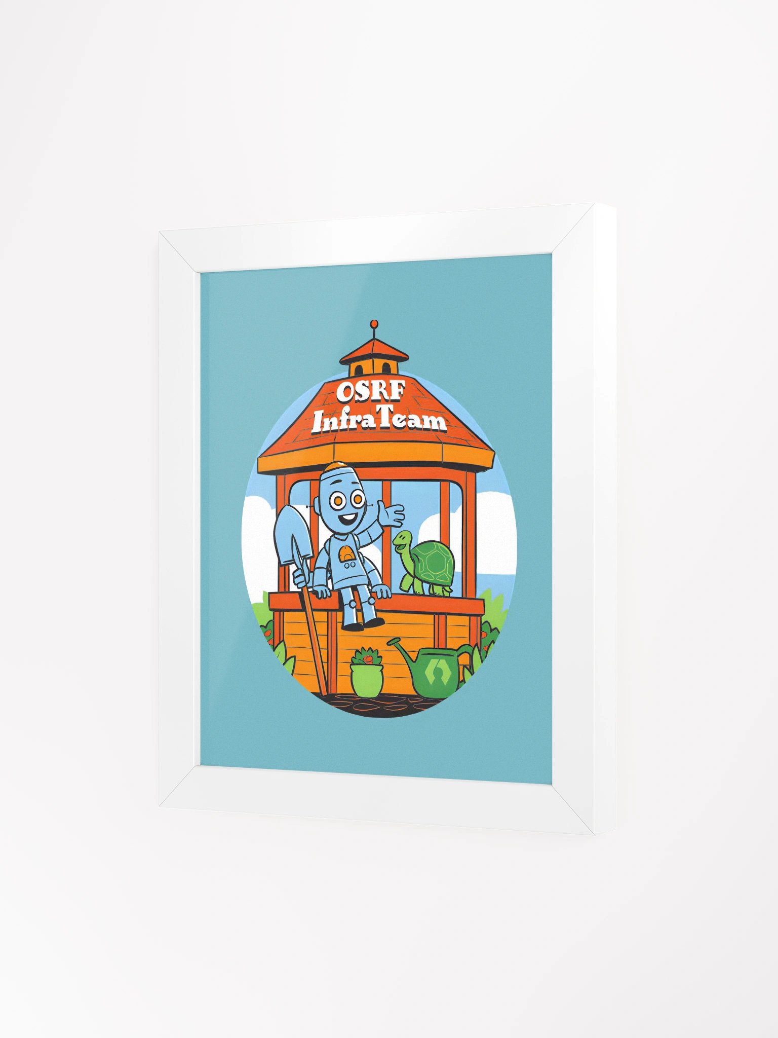 OSRF Infra Team framed poster product image (5)