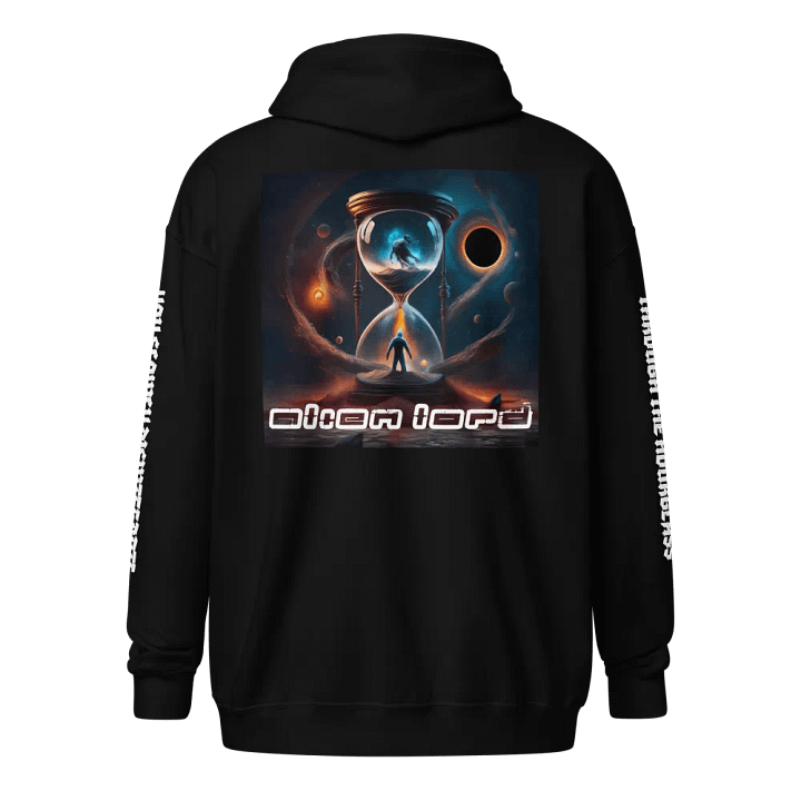 Through The Hourglass Lyric zip-up hoodie product image (2)