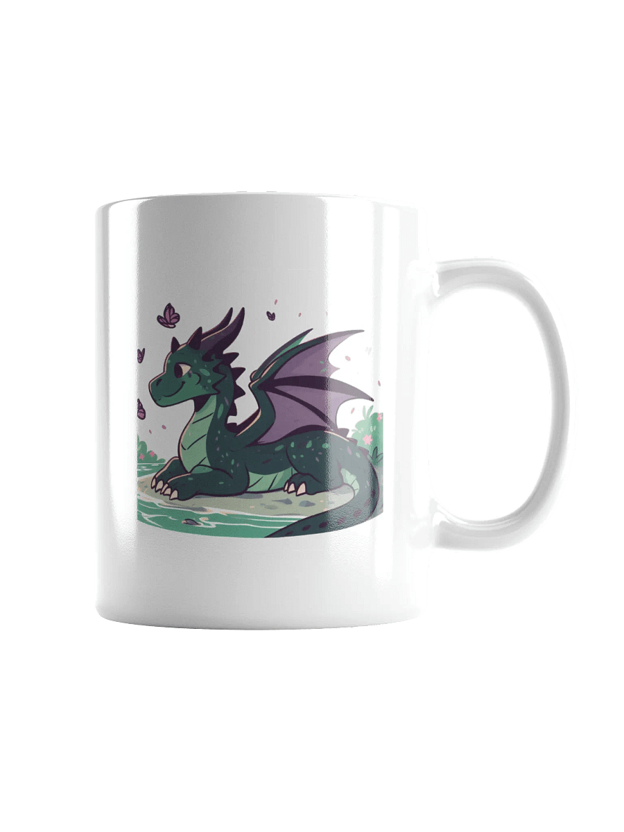 Cute Green Dragon by the River product image (2)