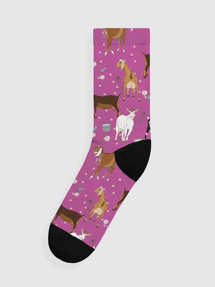 Cute Dairy Goat Socks product image (2)