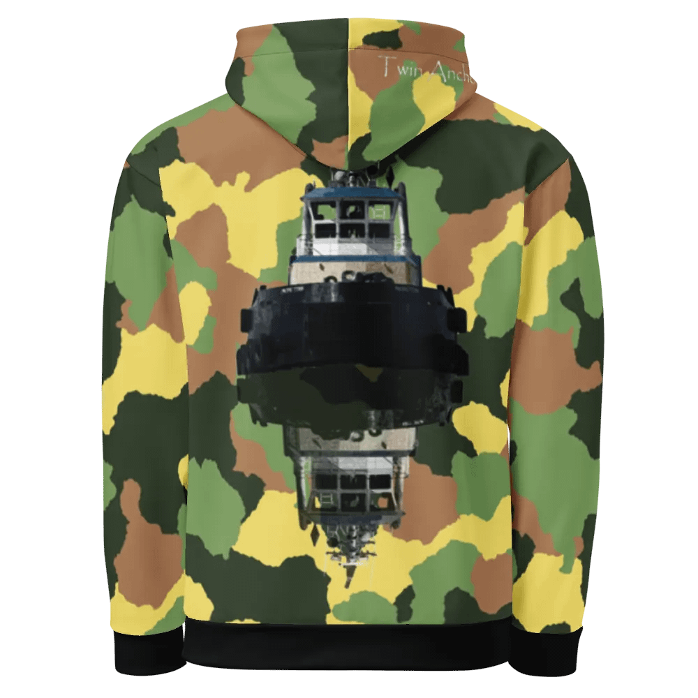 Camouflage & Green Pacific Titan Reflection Hoodie product image (7)