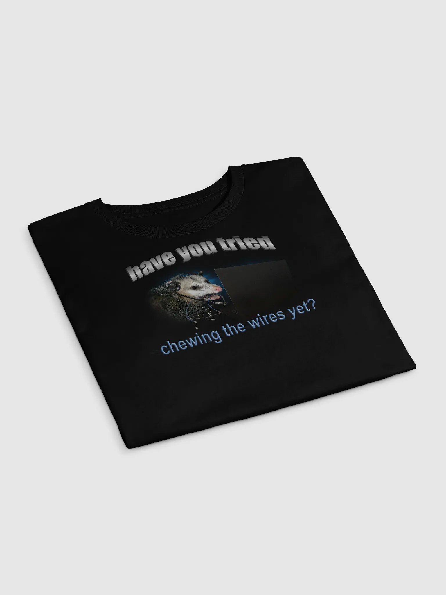 Have You Tried Chewing The Wires Yet Possum Crop Top product image (3)