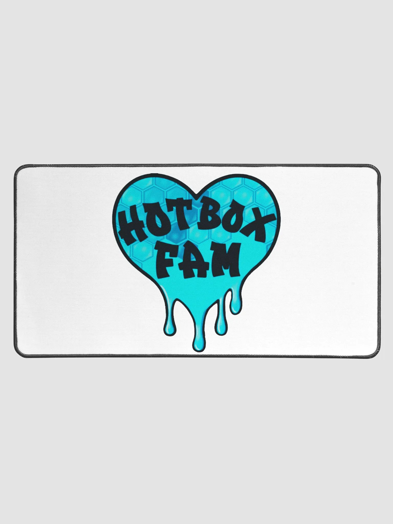 HOT BOX FAM BLUE LOGO DESK MAT product image (1)