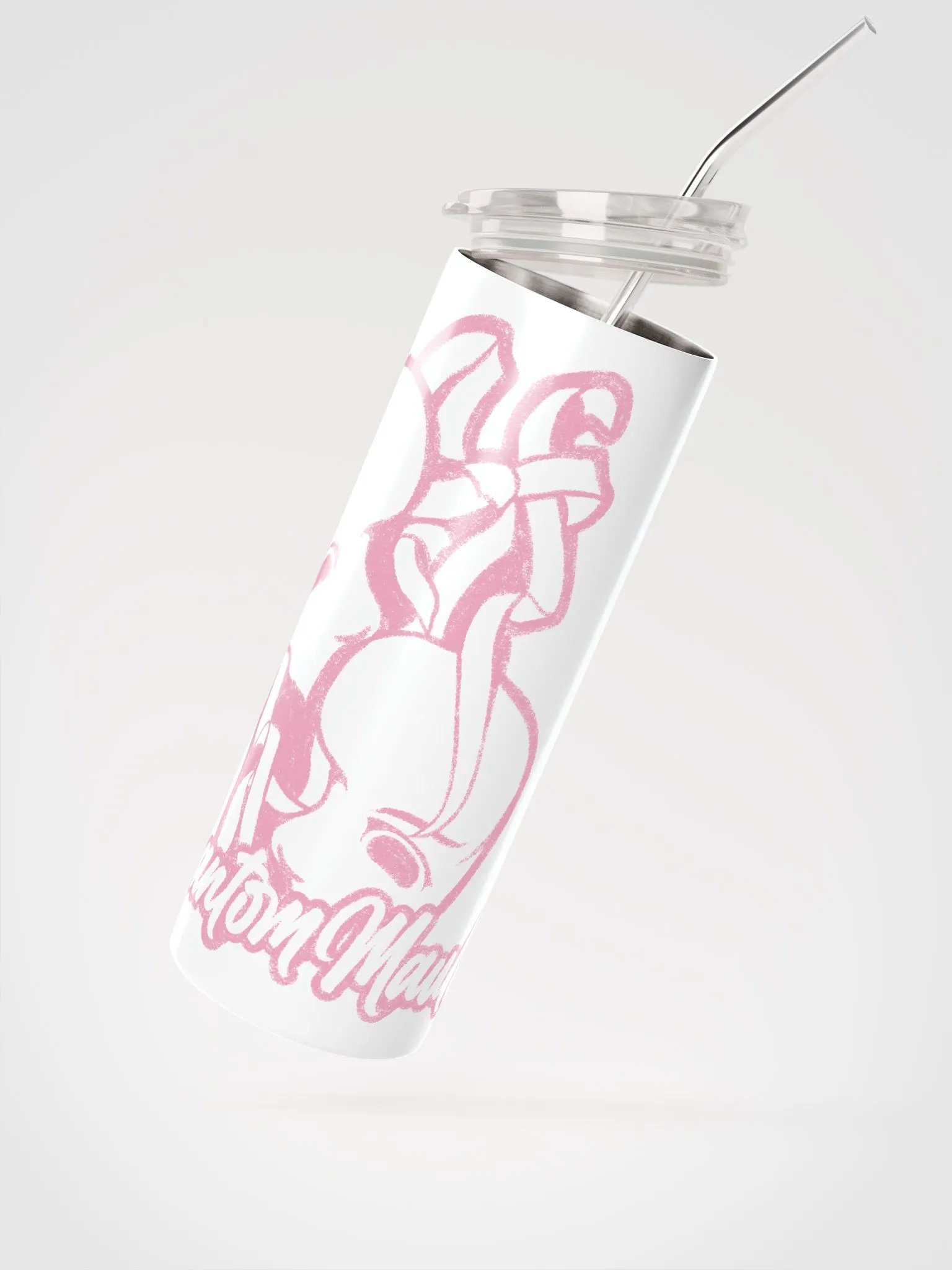 'PhantomMaul' Pink Logo Stainless Steel Tumbler product image (8)