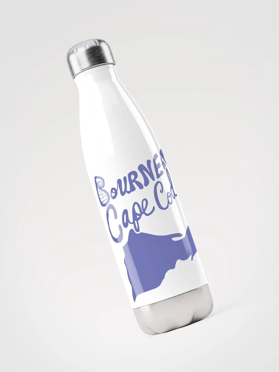 BOURNE to Cape Cod™ | Stainless Bottle | Slate Blue on White 💧 product image (3)