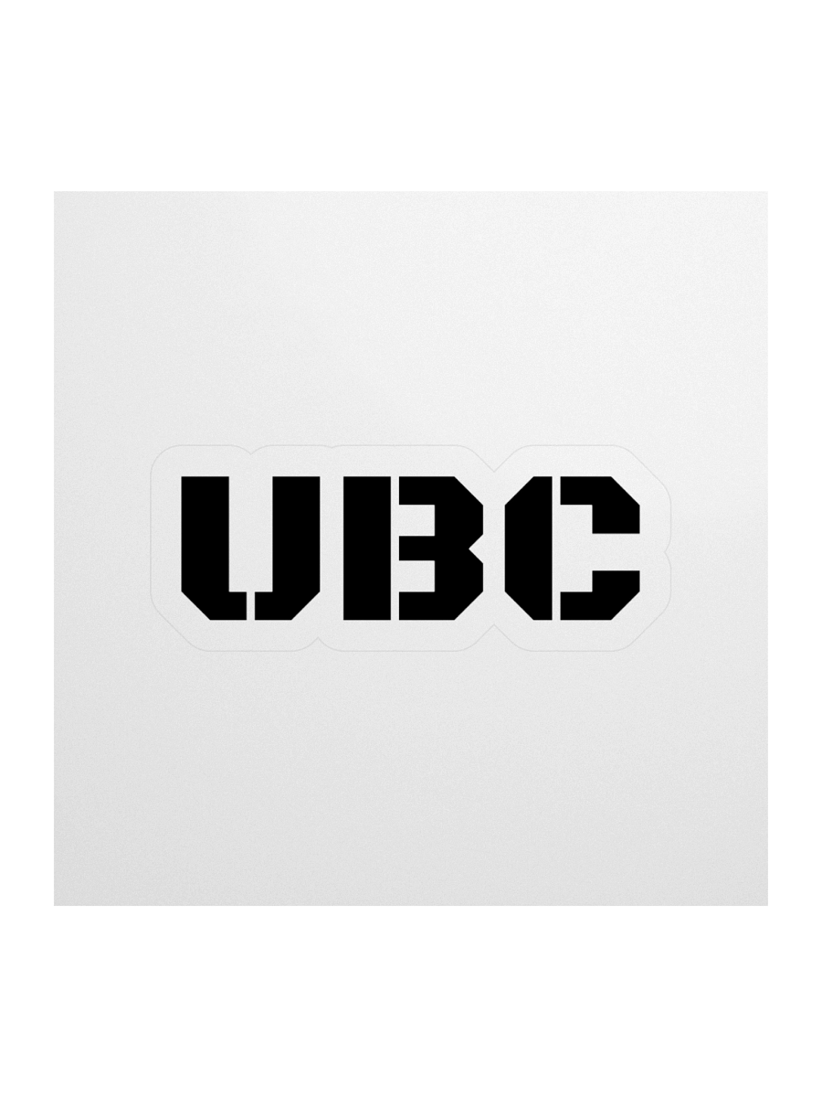 UBC "Black Ops" Sticker product image (1)