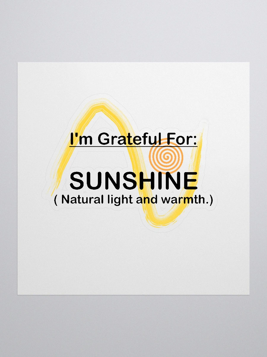 I AM GRATEFUL FOR SUNSHINE product image (1)