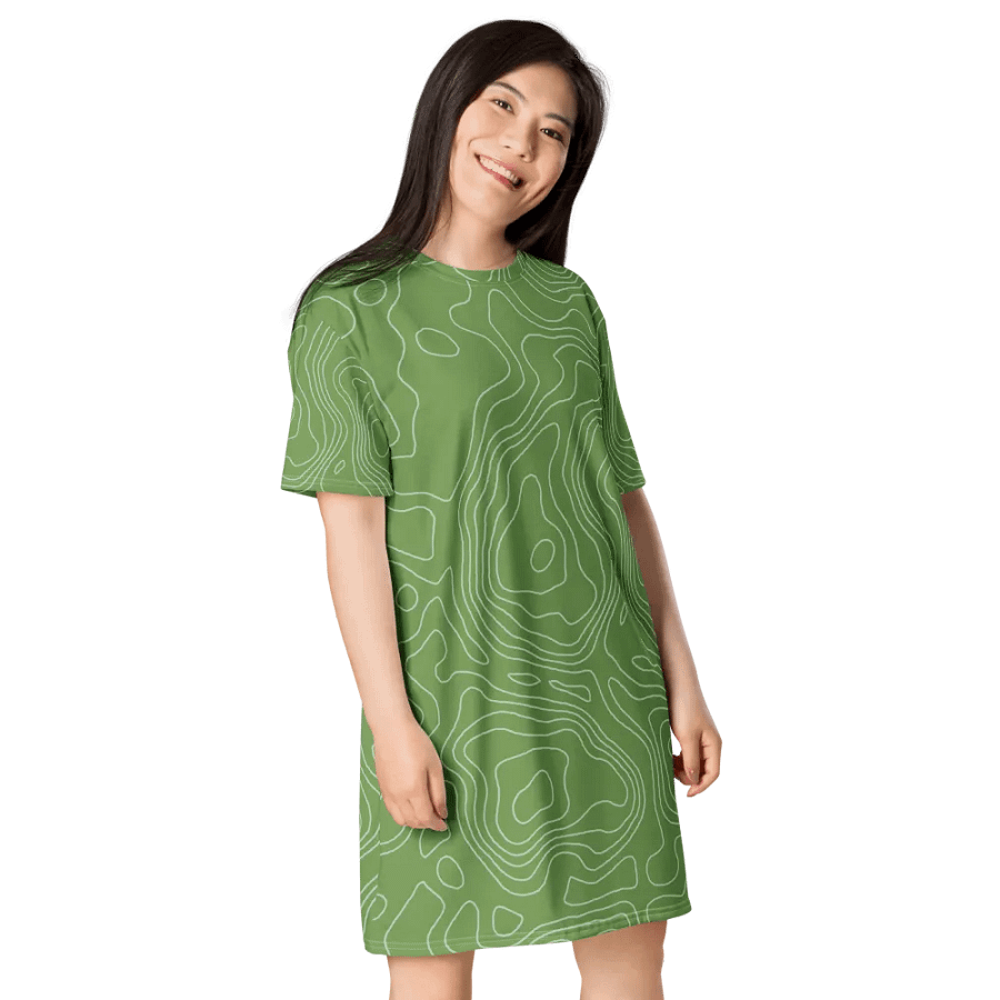 All-Over Print T-Shirt Dress product image (4)