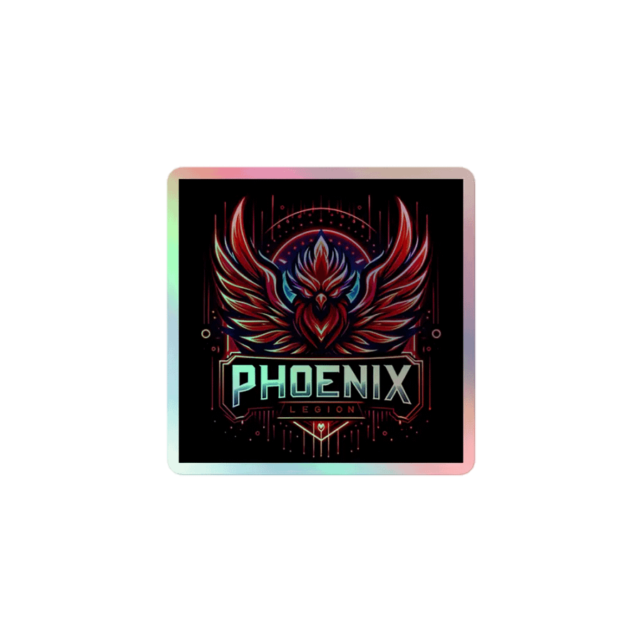 Phoenix Legion Holographic Sticker Sheet product image (1)
