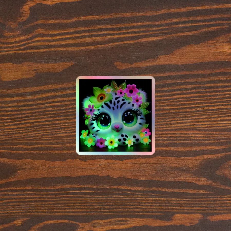 Neon Leopard Floral Fantasy Sticker Set product image (5)
