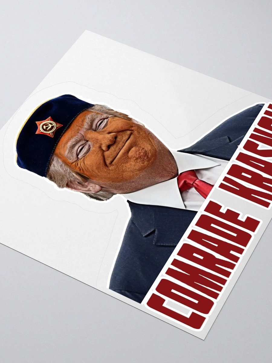 Comrade Krasnov Kiss Cut Vinyl Stickers product image (3)