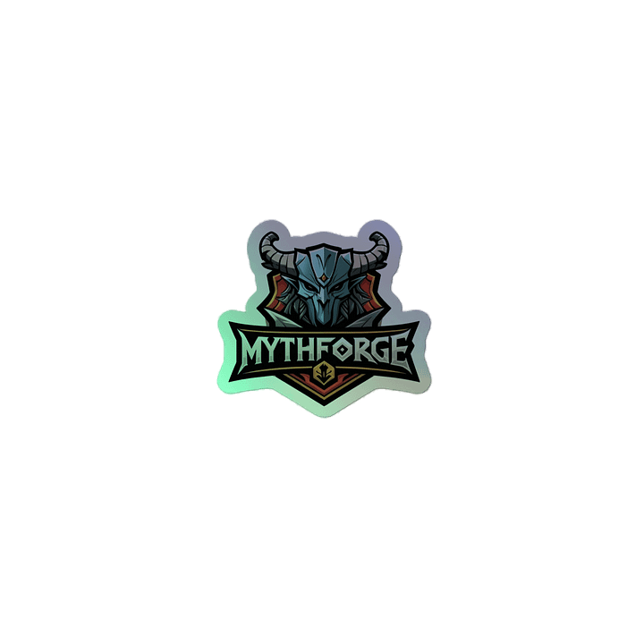 Mythforge Mythical Knight Holo logo sticker product image (2)