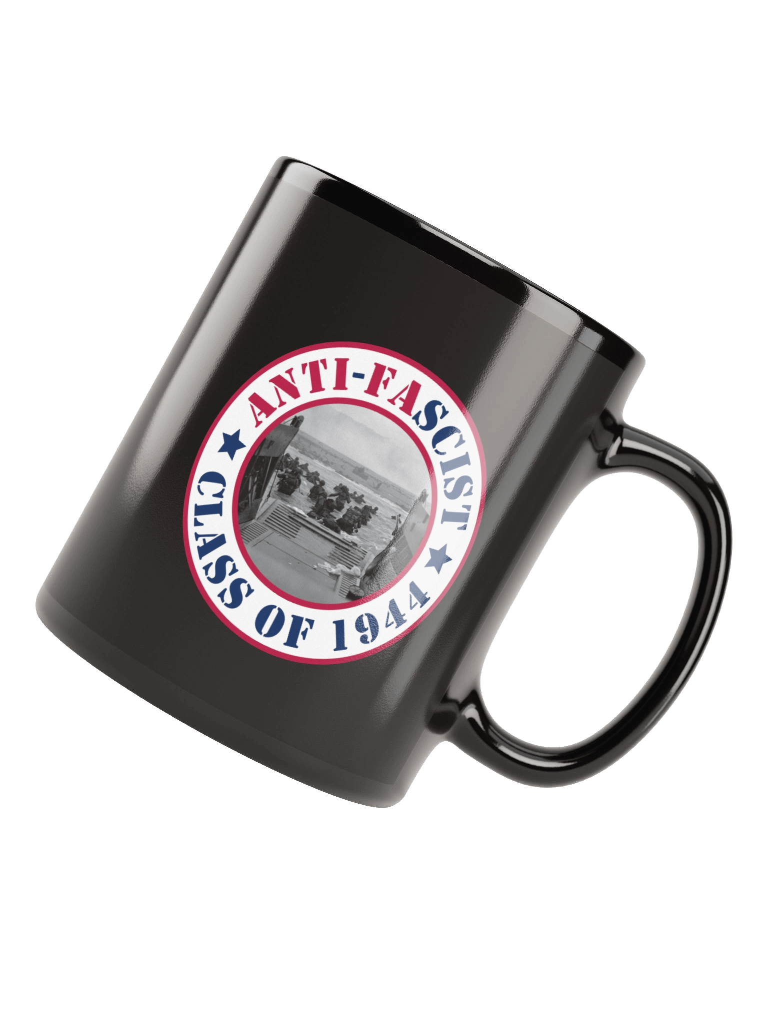 Anti-Fascist - Class of 1944 Black Coffee Mug product image (7)