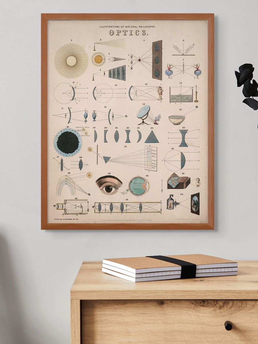 Vintage Optics Educational Chart Poster product image (2)