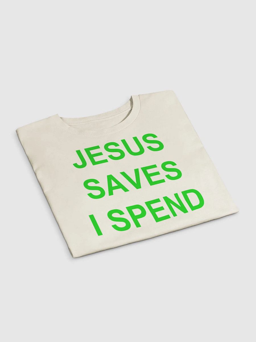 JESUS SAVES I SPEND Crop Top product image (43)
