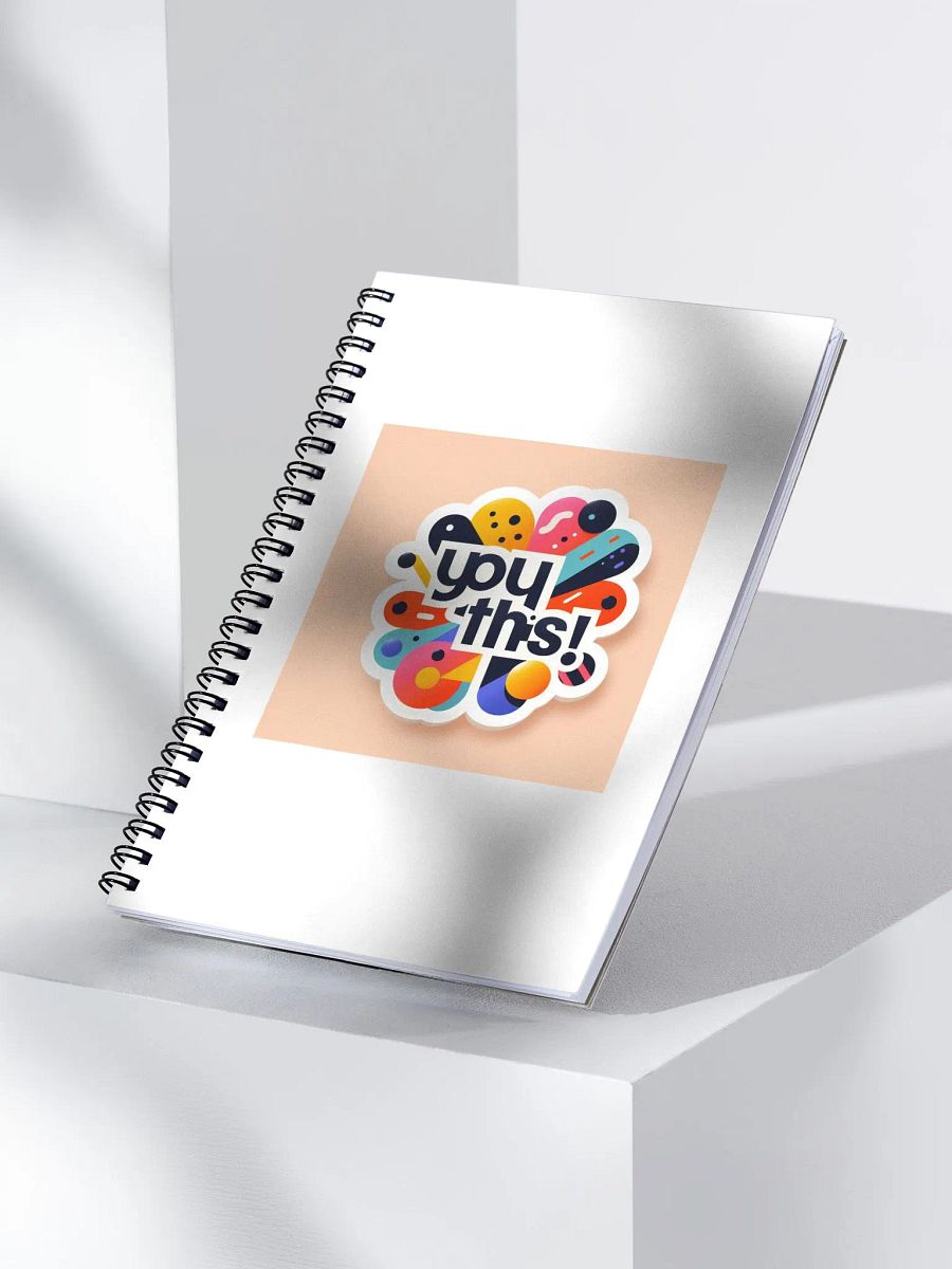 Playful Shapes Spiral Notebook product image (3)