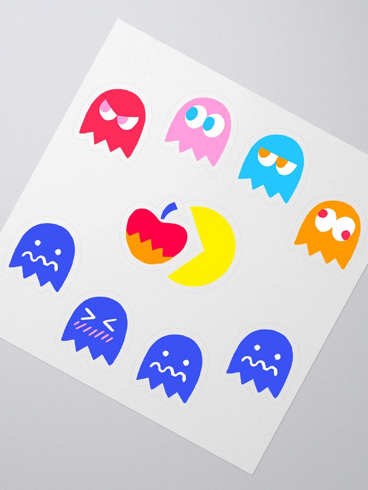 Arcade Ghosts Sticker Set product image (2)