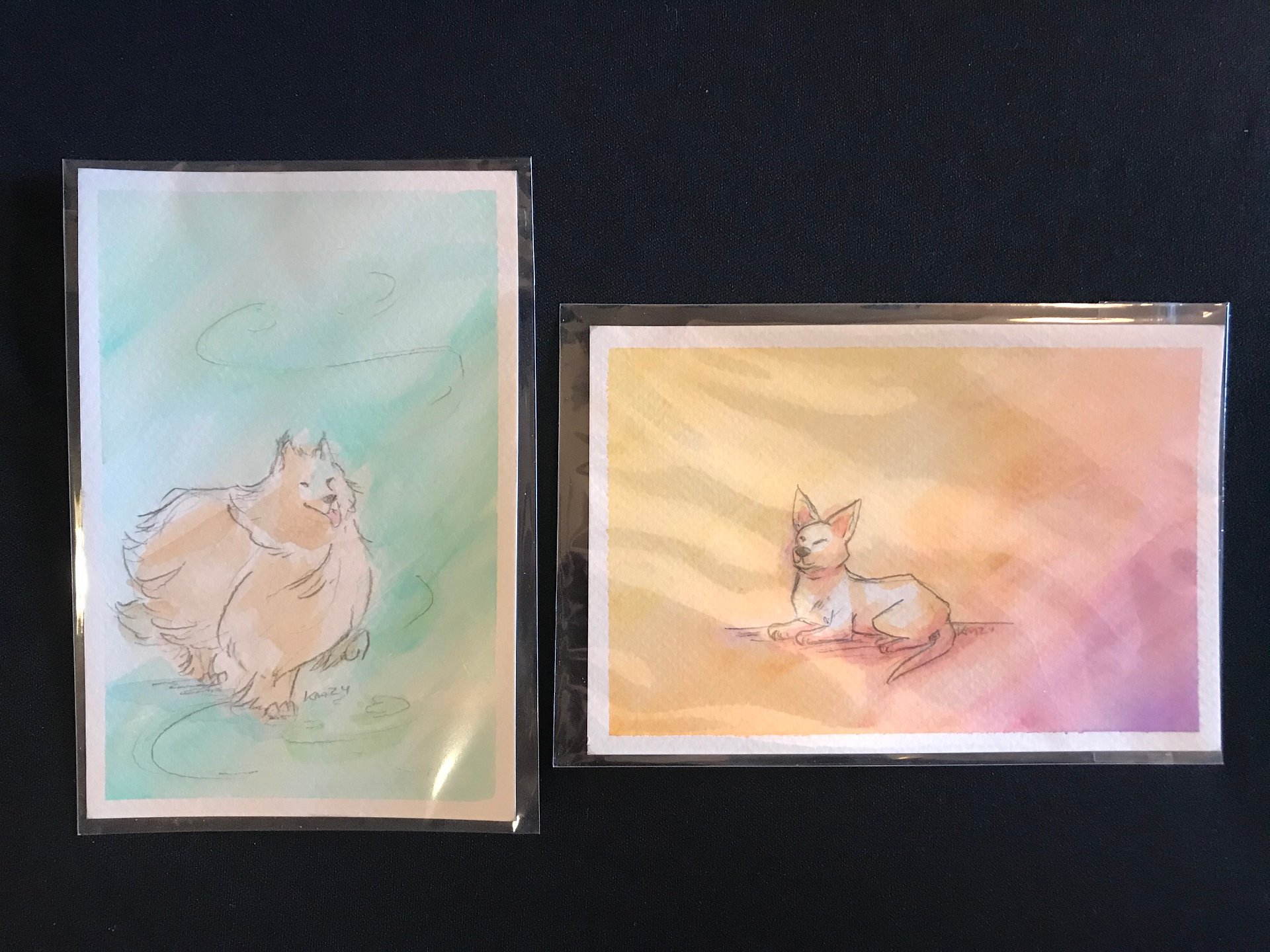 Weather Dogs Original Watercolors product image (1)