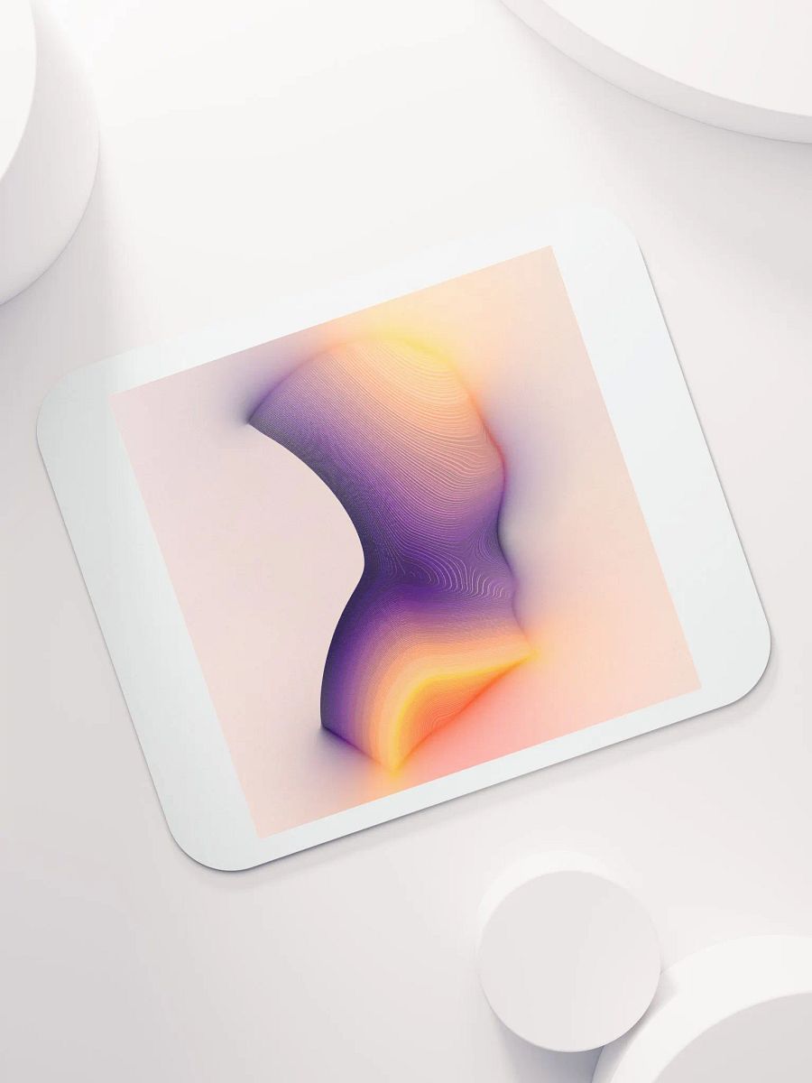 The Outer Glow Of Inner Knowledge Algorithmic Art mouse pad product image (3)