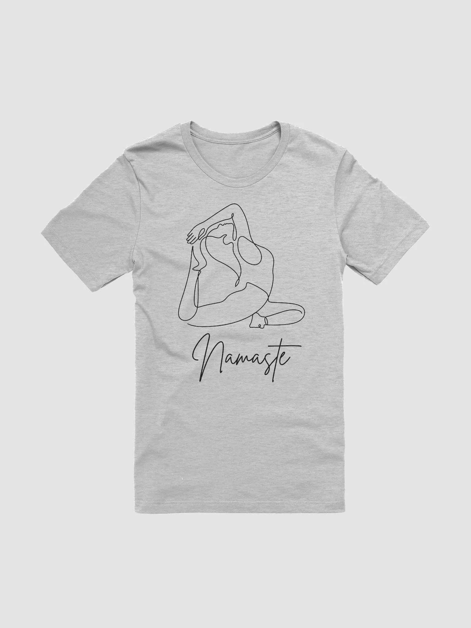 Flexible Yoga Namaste Line Art Supersoft Tee product image (5)