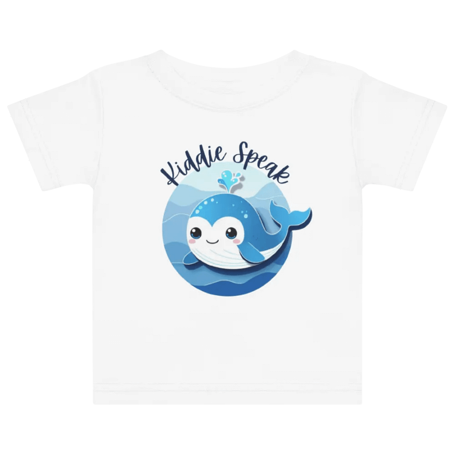 Cute Blue Whale Baby Jersey Tee product image (1)