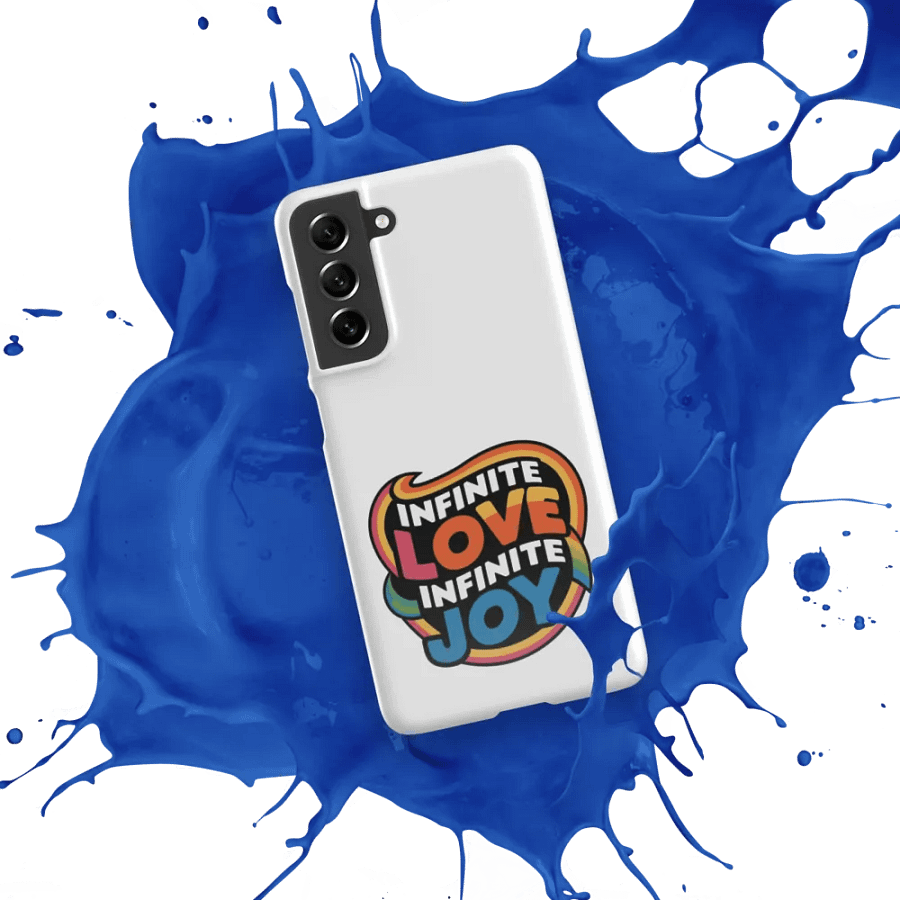 Infinite Love Infinite Joy Snap Case for Samsung (White) product image (6)