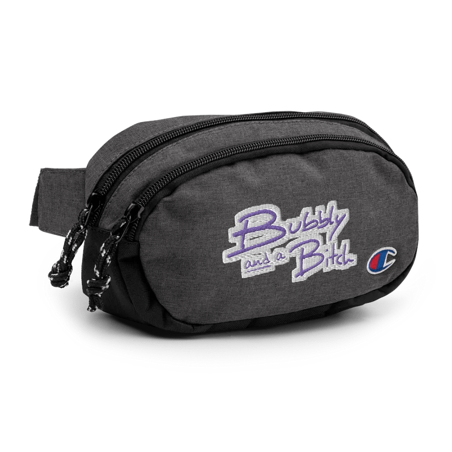 Bubbly and a B*tch (purple bubble design) champion fanny pack product image (3)