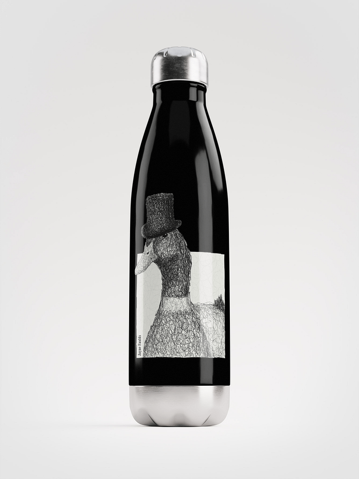 Feathered Gentleman Stainless Steel Water Bottle product image (1)