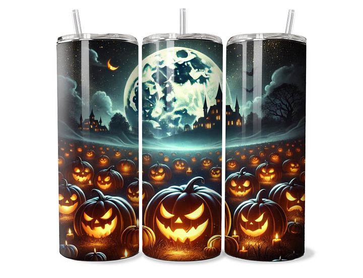 Spooky Pumpkin Patch Tumbler - 20oz Stainless Steel product image (1)