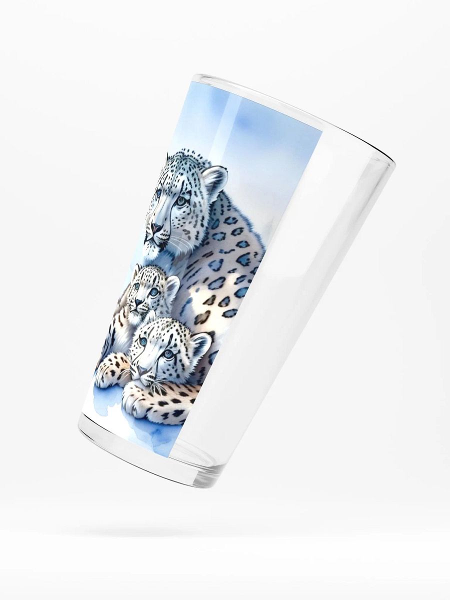 Snow Leopard Serenity Pint Glass product image (5)