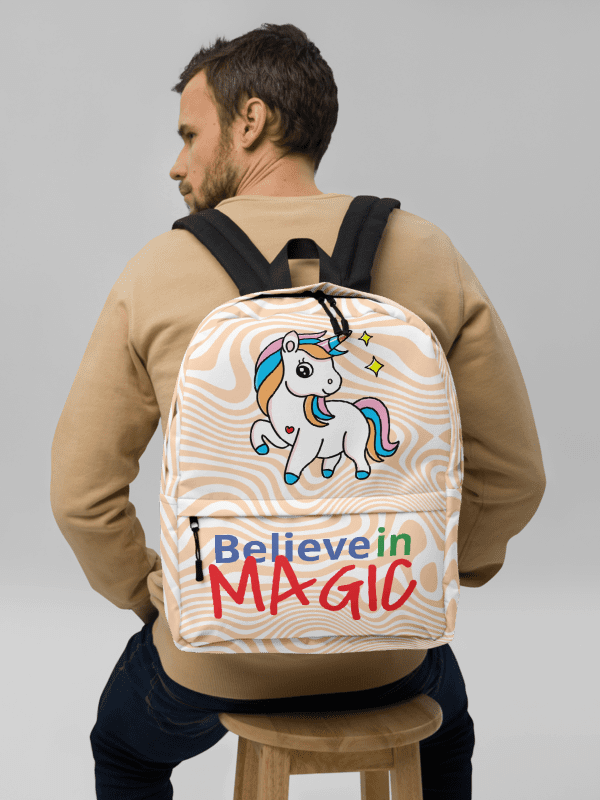 Magical Unicorn Dreams All-Over Print Backpack product image (4)