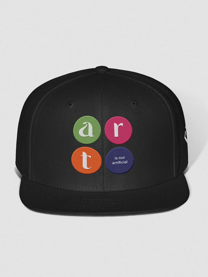 Art is not Artificial Cap product image (1)