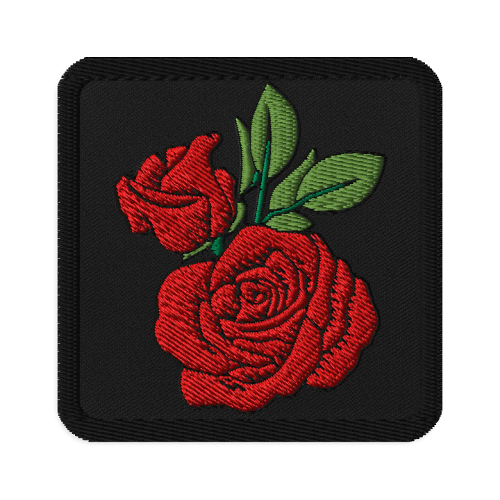 The Rose Garden Embroidered Patch (Square) product image (1)
