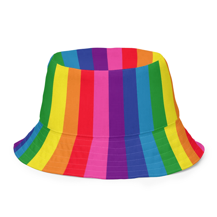 1978 Rainbow Pride Flag = 8-Color - All-Over Print Bucket Hat product image (2)