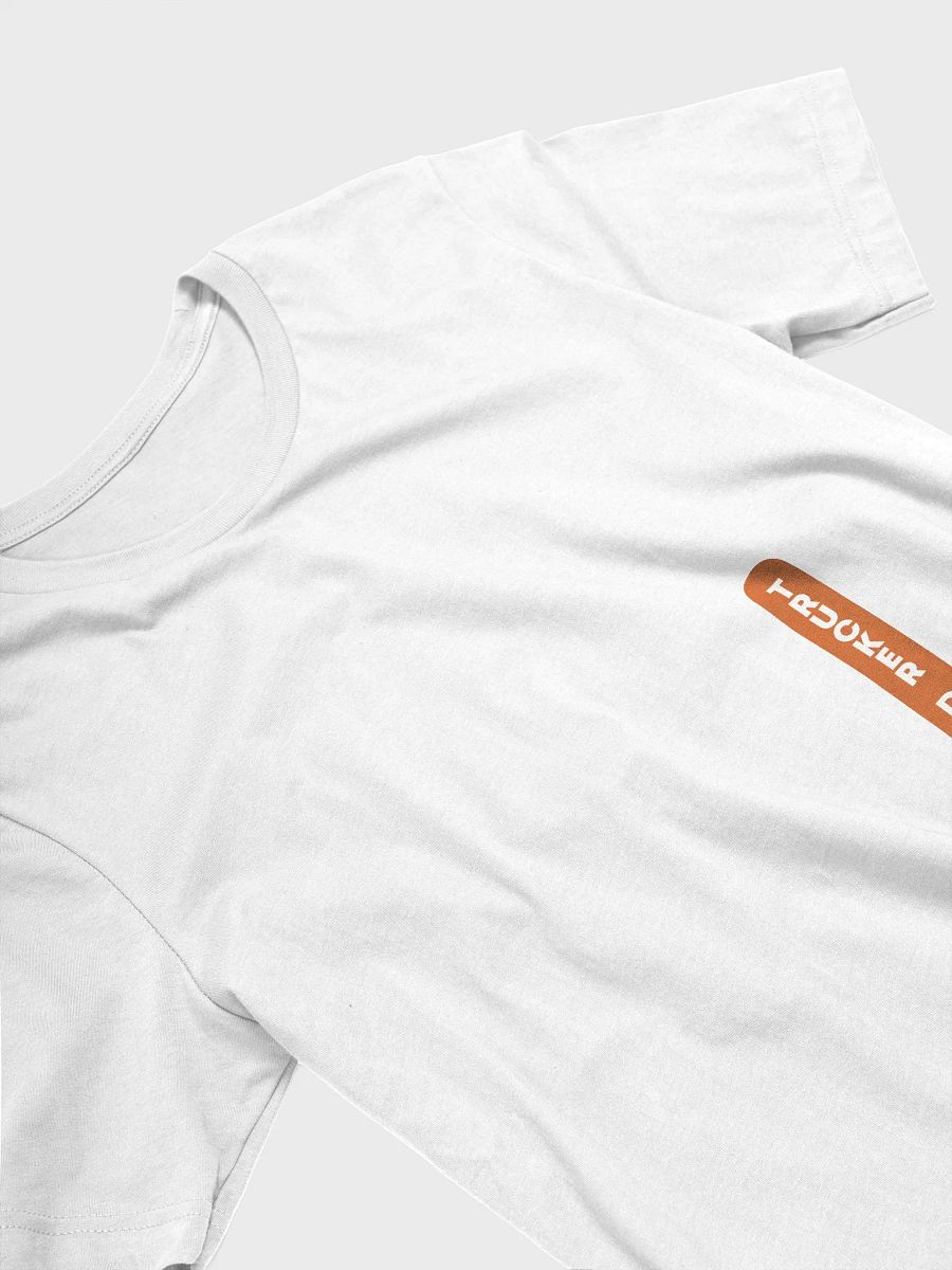 Trucker Dylan Cut Out Vertical Orange Logo T-Shirt - Light product image (4)
