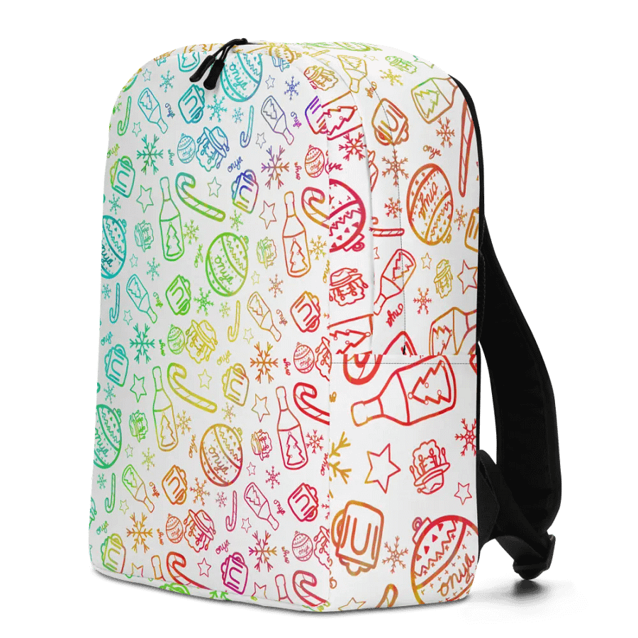 Limited Edition Christmas Rainbow Minimalist Backpack product image (7)