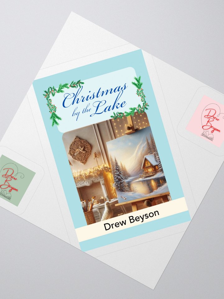 Christmas by the Lake & Drew Logo Stickers product image (6)