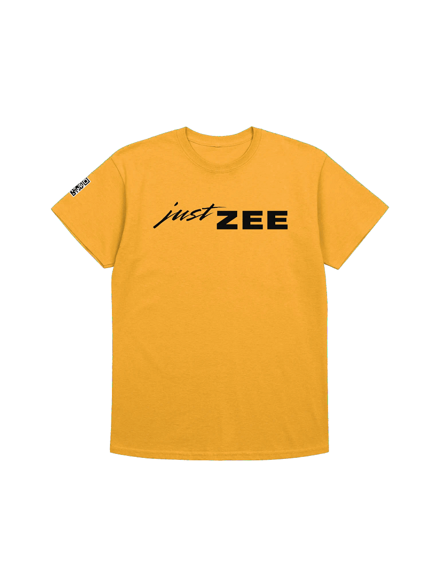 JUST ZEE tee (gold & white) product image (1)