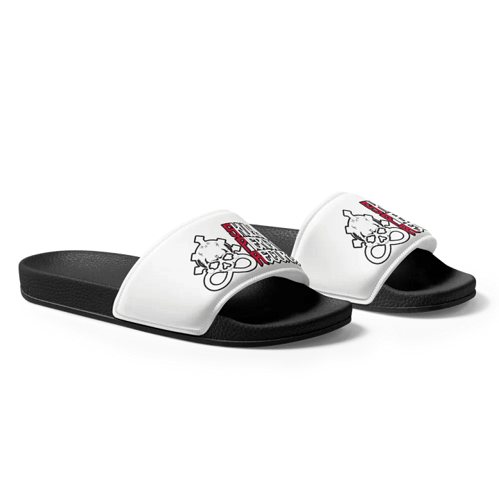 Skull Piercing Records Women's Slides product image (2)