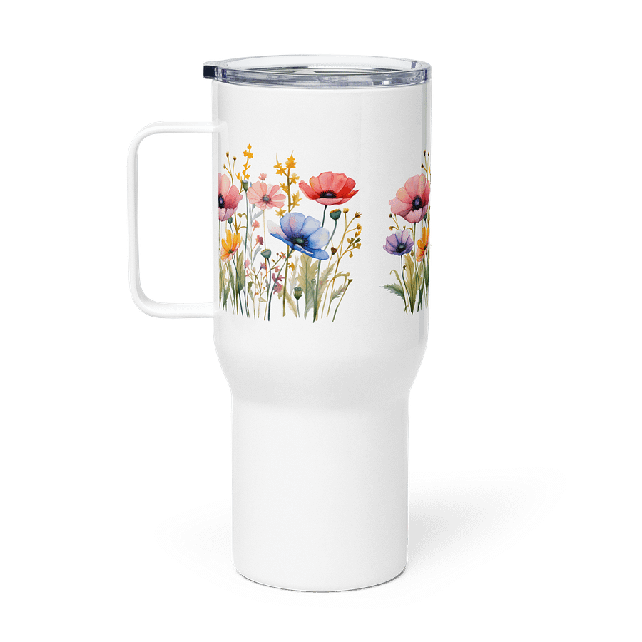 Floral Watercolor Travel Mug product image (1)