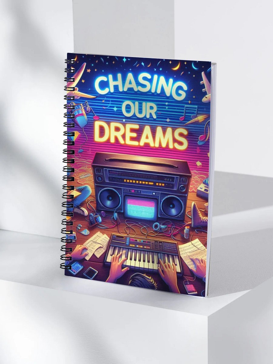 Chasing Our Dreams Music Spiral Notebook product image (4)