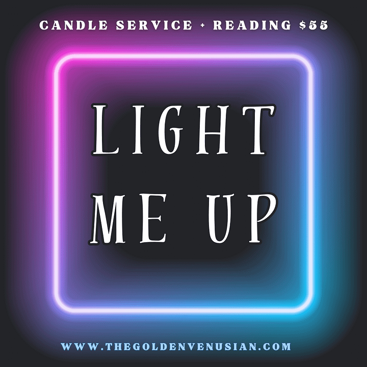 Light Me Up Candle Service + Reading product image (1)