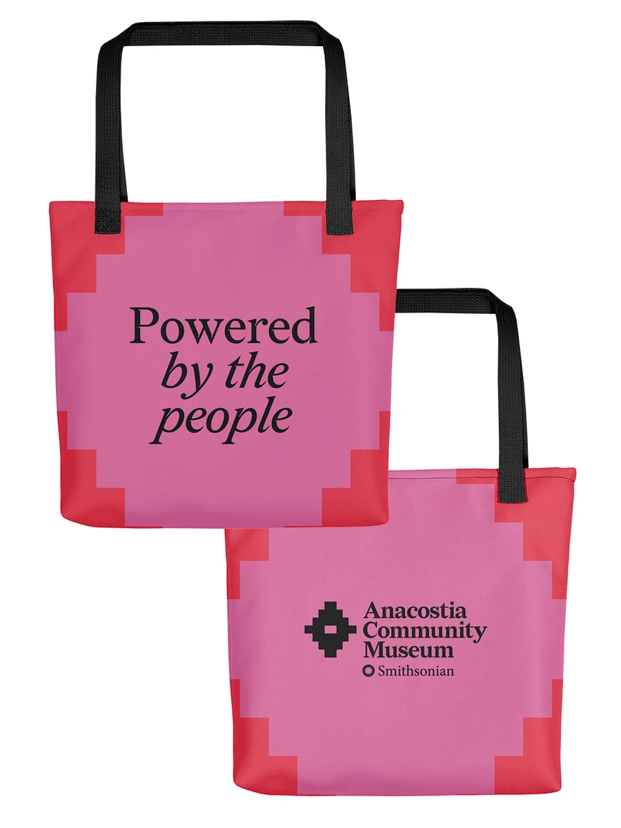 Powered by the People Tote (Red/Pink) Image 1